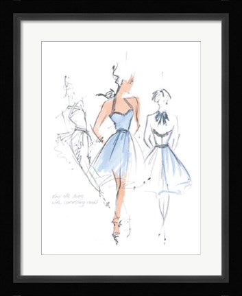 Framed Haute Couture IV Print