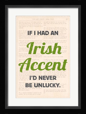 Framed Accents III Print