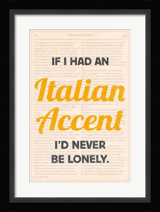 Framed Accents IV Print