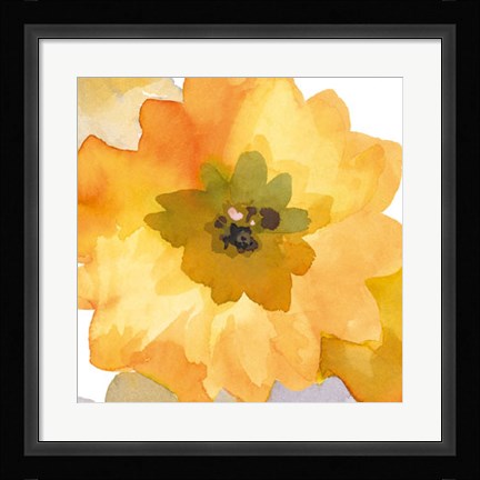 Framed Ginger Gold I Print