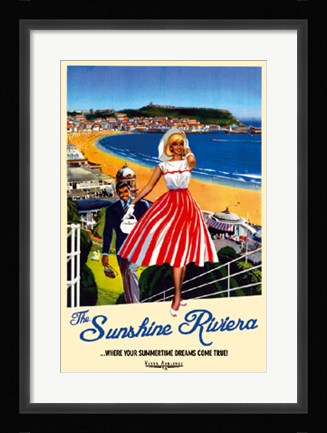 Framed Sunshine Riviera Print