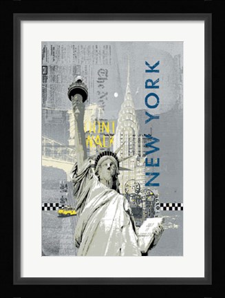 Framed Travel Mono I Print