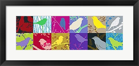 Framed Birdland III Print