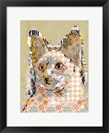 Framed Poppet Cat II Print