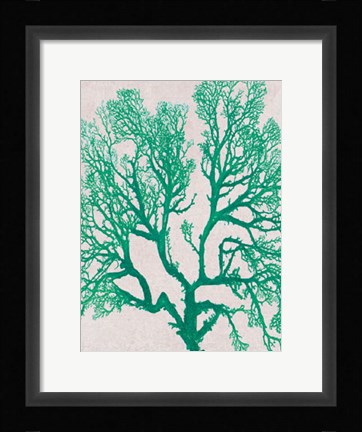 Framed Emerald Sea II Print