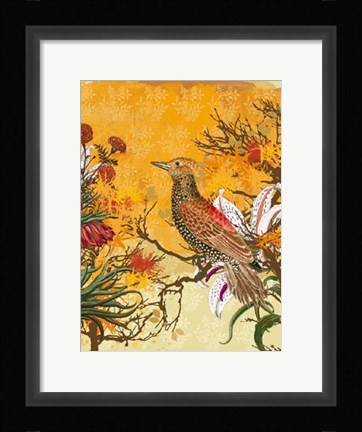 Framed Chinoiserie II Print