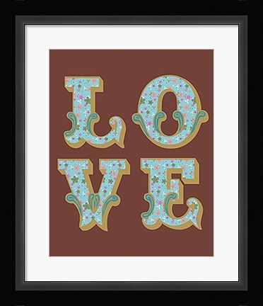 Framed Love I Print