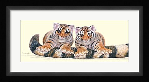 Framed Stripes Print