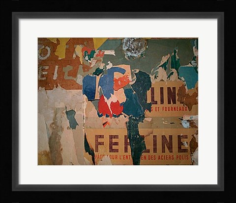 Framed Metrographic X Print