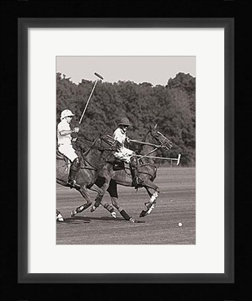 Framed Polo In The Park IV Print