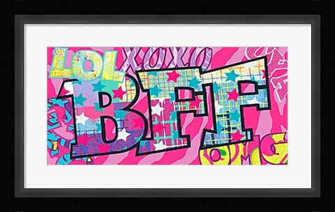 Framed BFF (Best Friends Forever) Print