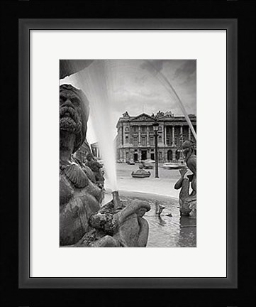 Framed Paris I Print