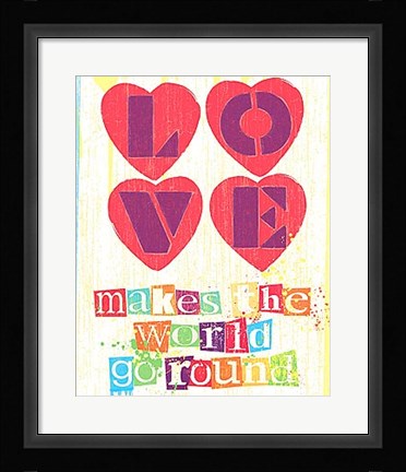 Framed Must Be Love I Print