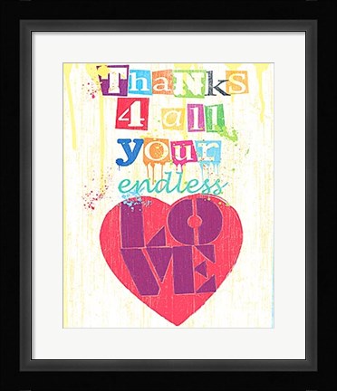 Framed Must Be Love II Print