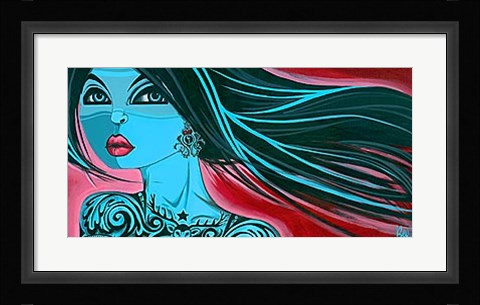 Framed Red Riding Hood Print