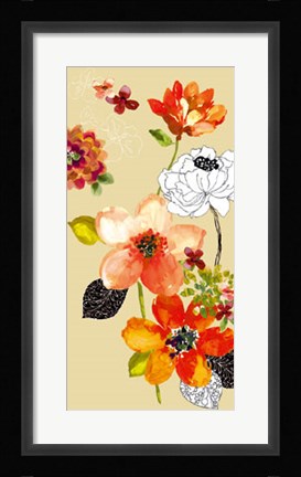 Framed Paint Line I Print