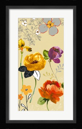 Framed Paint Line II Print