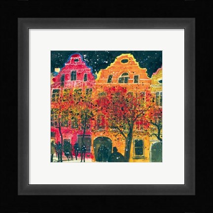 Framed Gable Ends, Brussels Print
