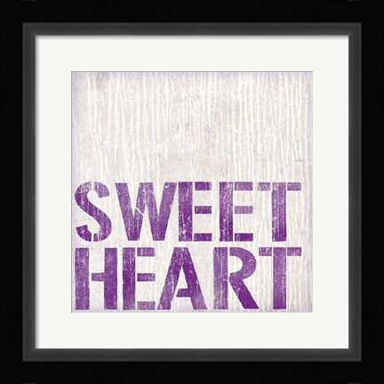 Framed Urban Heart I Print