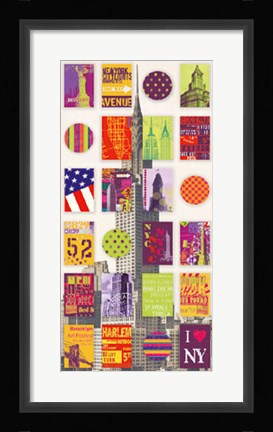Framed New York Break Print