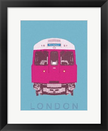 Framed London Transport III Print