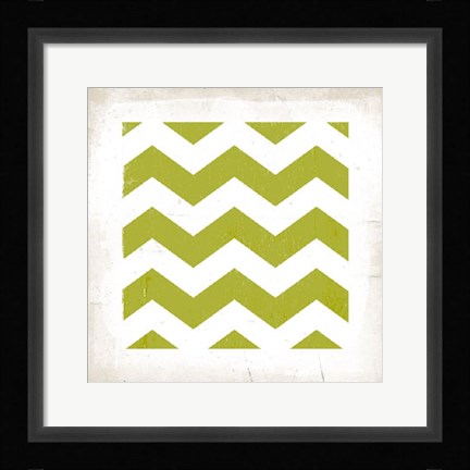 Framed Chevron I Print