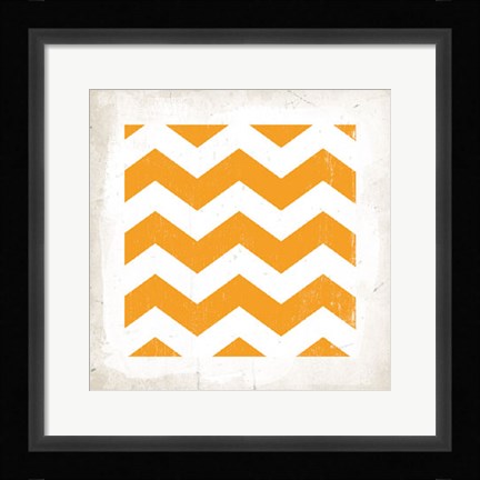 Framed Chevron II Print