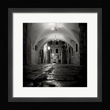 Framed Old Town II Print