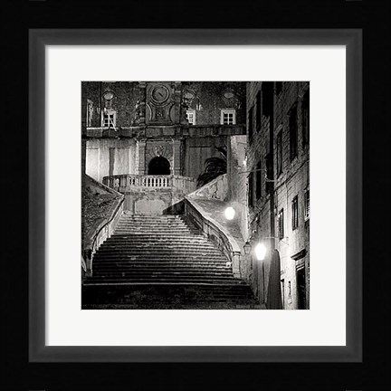 Framed Old Town VI Print