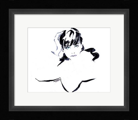 Framed Blue Eyes Print