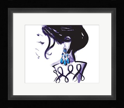 Framed Earrings Print