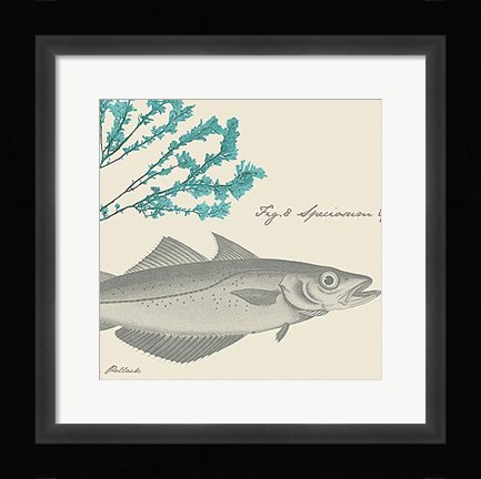 Framed Sea and Shore I Print