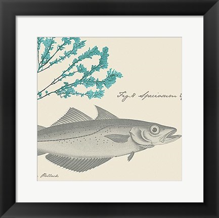 Framed Sea and Shore I Print