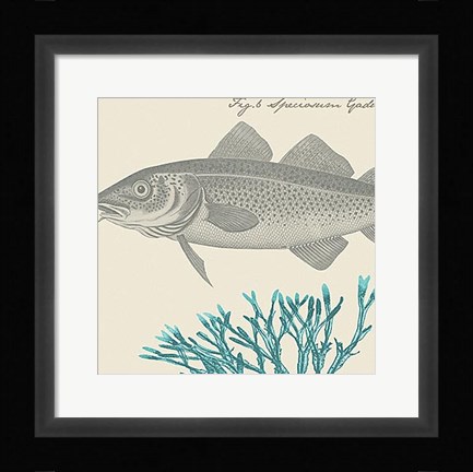 Framed Sea and Shore II Print