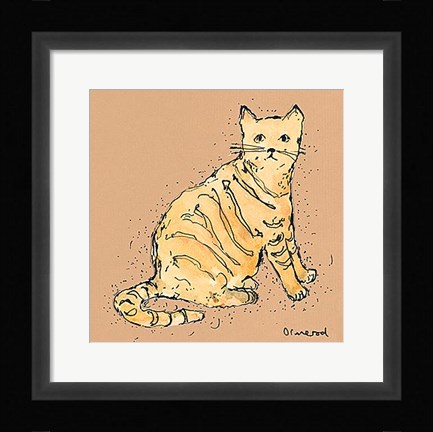 Framed Kitty Tales III Print