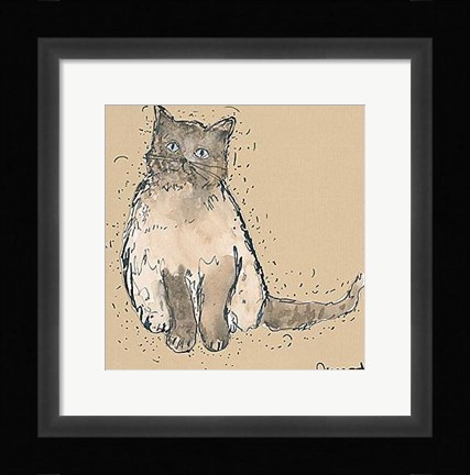 Framed Kitty Tales IV Print