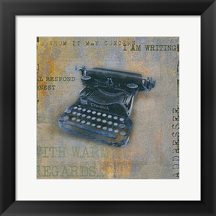 Framed From Me To You I Print