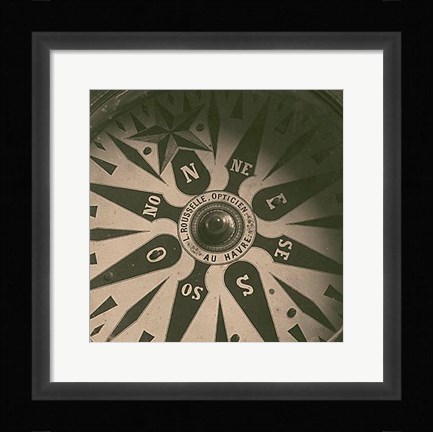 Framed Nautical Aspect II Print