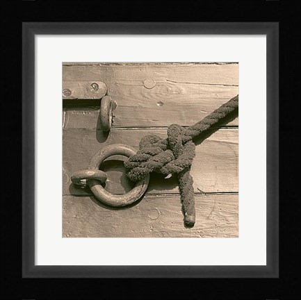 Framed Nautical Aspect III Print