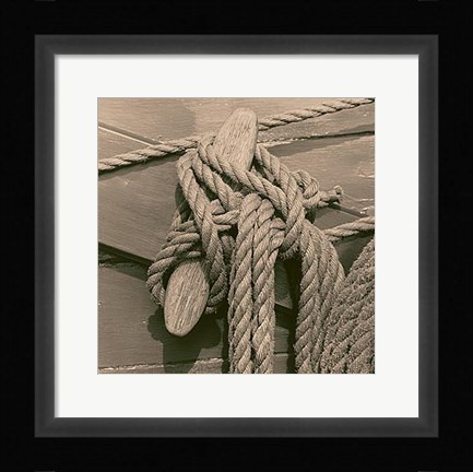 Framed Nautical Aspect IV Print