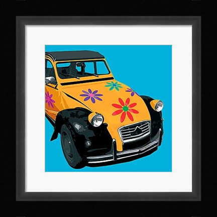 Framed Flower Power I Print