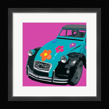 Framed Flower Power II Print