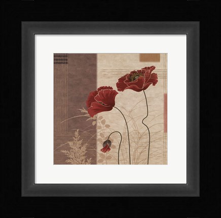 Framed Papavar I Print