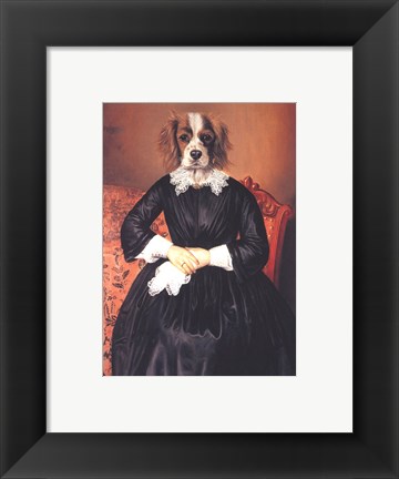 Framed Mademoiselle Print