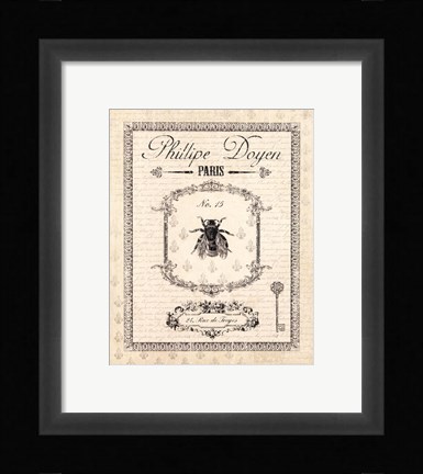 Framed Memories de Paris I Print