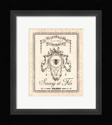 Framed Memories de Paris II Print