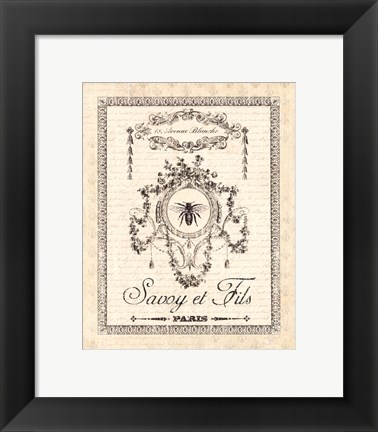 Framed Memories de Paris II Print