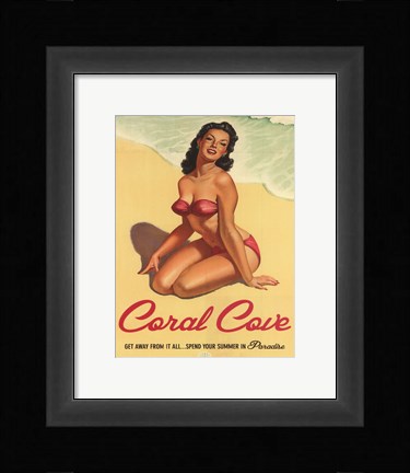 Framed Coral Cove Print