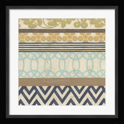 Framed Geometric Frieze IV Print