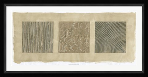 Framed Platinum Abstraction II Print